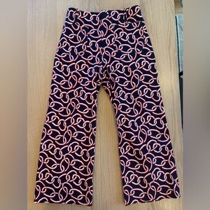 Anthropologie Maeve Colette cropped pants. Navy sailor knot.